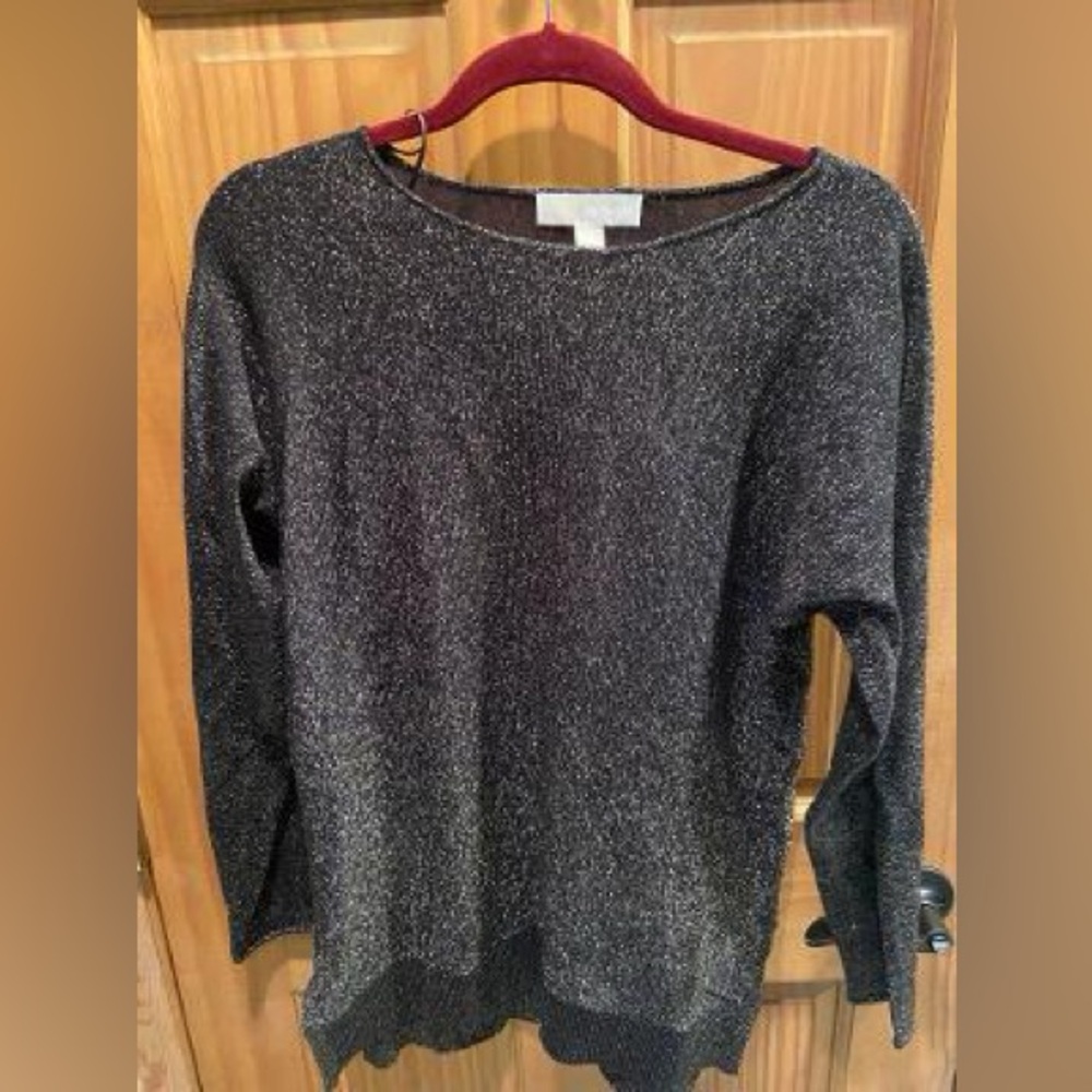 Michael Kors gold & black holiday sweater